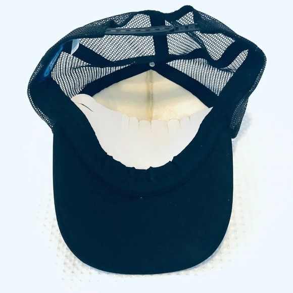 Surfware Hawaiian Classics Mens Black White Adjustable Trucker Hat Cap One Size - Picture 4 of 8